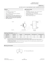 FMMT491ATC數據表 封面