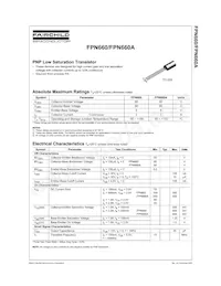 FPN660A_D27Z Datenblatt Cover