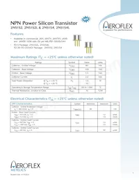 JANTXV2N5154 Datasheet Copertura