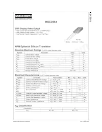 KSC3953DS Datasheet Copertura