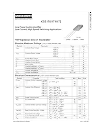 KSE172STU Datasheet Cover