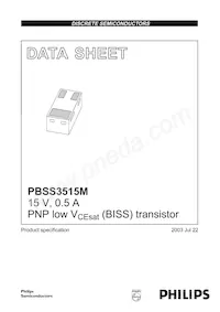 PBSS3515M Datenblatt Cover