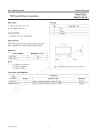 PMBT2907 Datenblatt Seite 2