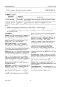 PMEM4020PD Datasheet Pagina 10