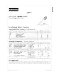 SS9011HBU數據表 封面