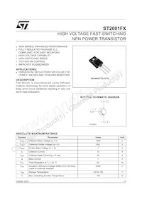ST2001FX Datenblatt Cover
