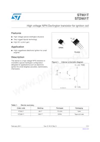 STD901T Datasheet Copertura