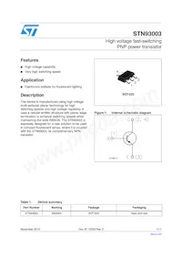 STN93003 Datasheet Copertura