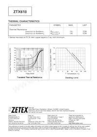 ZTX618STOB Datasheet Pagina 4