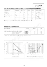 ZTX749STZ Datasheet Page 2