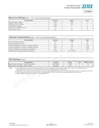 ZTX855STOB數據表 頁面 2