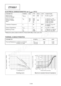 ZTX857STOB Datasheet Pagina 2