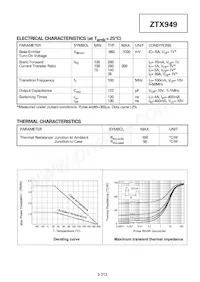 ZTX949STOB Datasheet Pagina 2