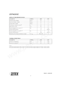 ZXTN2005ZTA Datenblatt Seite 2