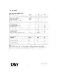 ZXTP2009ZTA數據表 頁面 2