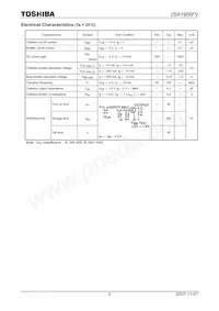 2SA1955FVBTPL3Z Datasheet Pagina 2