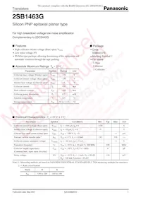 2SB1463GRL Datenblatt Cover