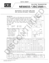 2SC3585-A Datasheet Cover