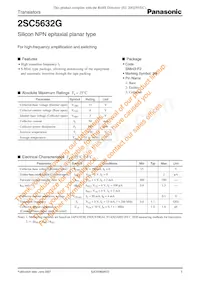 2SC5632G0L Datasheet Copertura