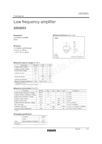 2SD2653TL Datasheet Copertura