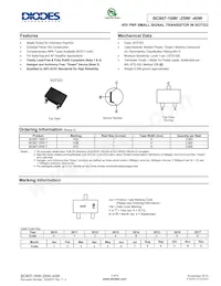 BC807-16W-7 Datasheet Copertura