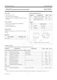 BC817DPN/DG/B2 Datasheet Pagina 3