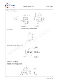 BCR119SE6433HTMA1 Datasheet Pagina 8