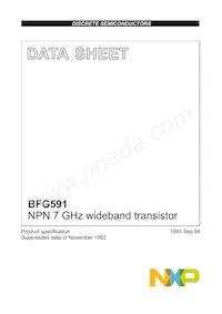 BFG591 Datasheet Cover