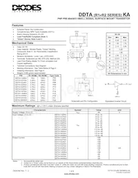 DDTA144WKA-7-F Datasheet Copertura