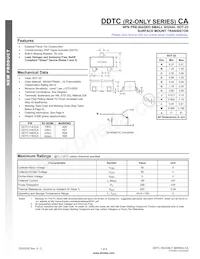 DDTC114GCA-7 Datenblatt Cover