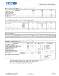 DP0150BLP4-7B Datasheet Pagina 2