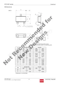 DTC144TETL Datasheet Pagina 7