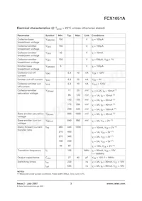 FCX1051ATA Datenblatt Seite 3