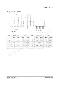 FCX1051ATA數據表 頁面 5