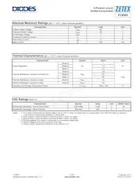 FCX591TA Datasheet Pagina 2