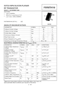 FMMTH10TC數據表 封面