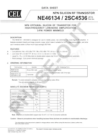 NE46134-T1-QS-AZ數據表 封面