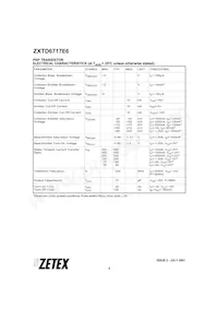 ZXTD6717E6TC數據表 頁面 4