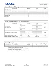 ZXTN07045EFFTA Datasheet Pagina 2