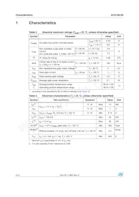 ACS108-6SUF-TR Datasheet Pagina 2