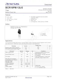 BCR16PM-12LG#B00 Datasheet Copertura