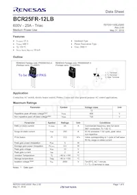 BCR25FR-12LB#BH0 Datenblatt Cover