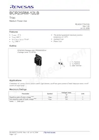 BCR25RM-12LB#B00 Datenblatt Cover