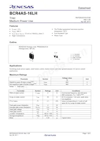 BCR4AS-16LHT13#B00 Datenblatt Cover