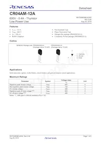 CR04AM-12A-TB#B00 Datasheet Copertura