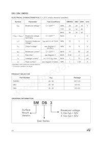 DB4 Datasheet Page 2