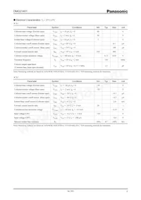 DMG214010R Datasheet Pagina 2