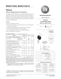 MAC210A10數據表 封面