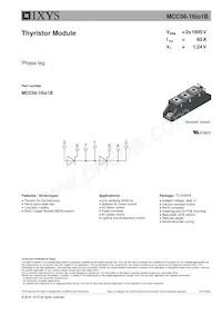 MCC56-16IO1B Datasheet Copertura