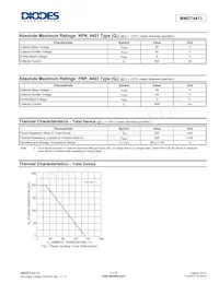 MMDT4413-7 Datasheet Pagina 2